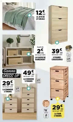 Centrakor - Prévisualisation de Centrakor catalogue Le blanc  valide à partir de 29.12.2025 | Page: 12 | Produits: Rangement Chaussures, Lit, Commode, Tiroirs