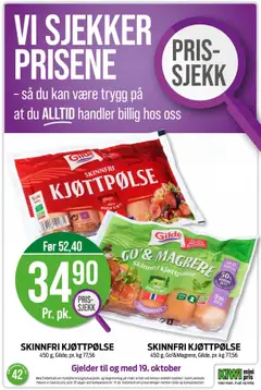 Forhåndsvisning av KJØTTKAKER, 1 kg, First Price gyldig fra 13.10.2025 | Side: 26