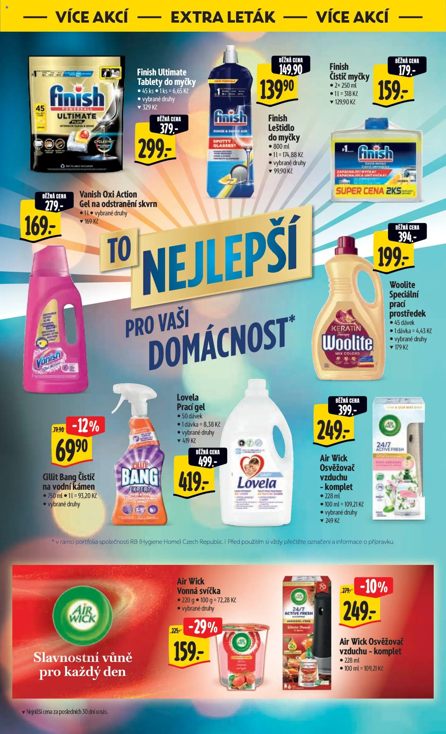 Albert Black Friday od 12.11.2025 | Strana: 51 | Produkty: Tablety do myčky, Čistič myčky, Air Wick, Vanish