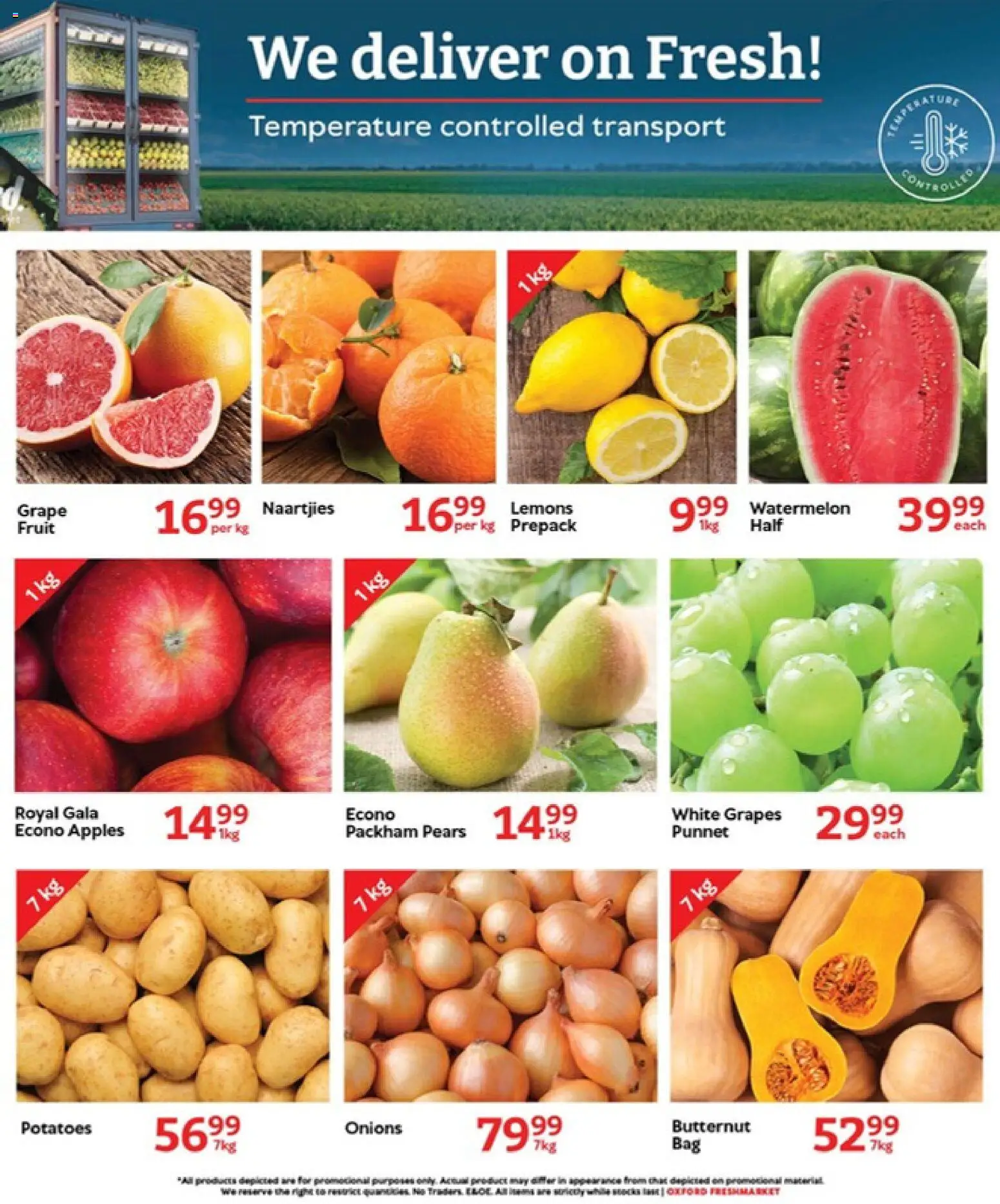 New Oxford Freshmarket catalogue – valid from 08.04.2026 | Page: 6 | Products: Pears, Apples, Potatoes, Fruit