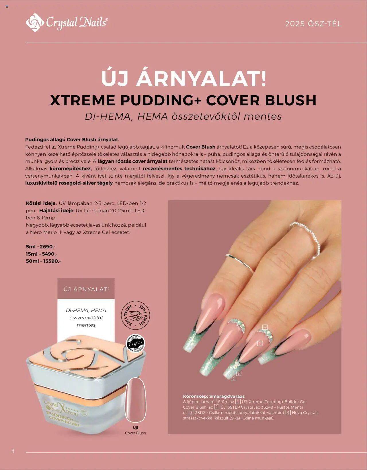 Crystal Nails akciós ujság - amely érvényes a következő dátumtól: 07.09.2025 | Oldal: 4