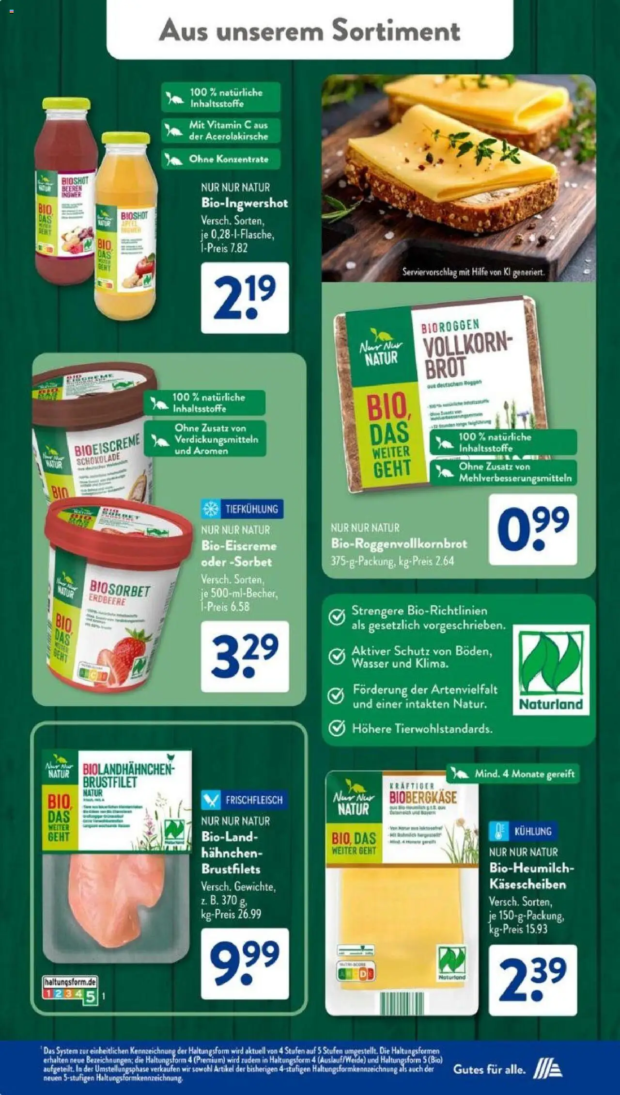 Aldi Süd Prospekt 	 - gültig ab dem 11.08.2025 | Seite: 22 | Produkte: Hahnchen, Schokolade, Wasser, Brot