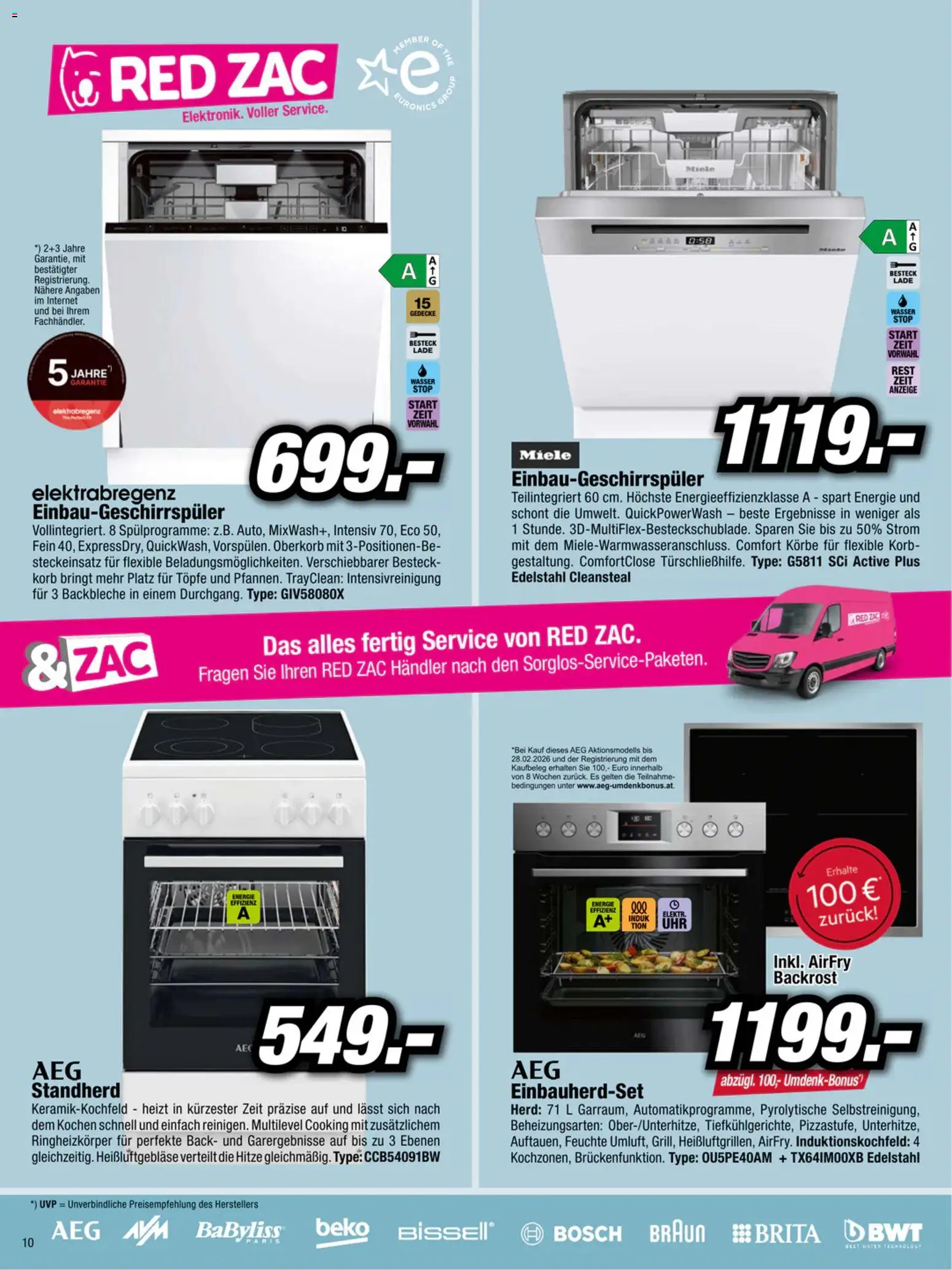 RED ZAC Flugblatt gültig ab 26.01.2026 | Seite: 10 | Produkte: Wasser, Herd, Korb