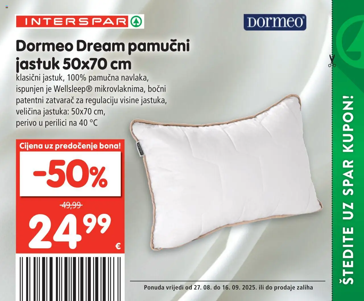 Interspar katalog | vrijedi od 27.08.2025 | Stranica: 44 | Proizvodi: Jastuk