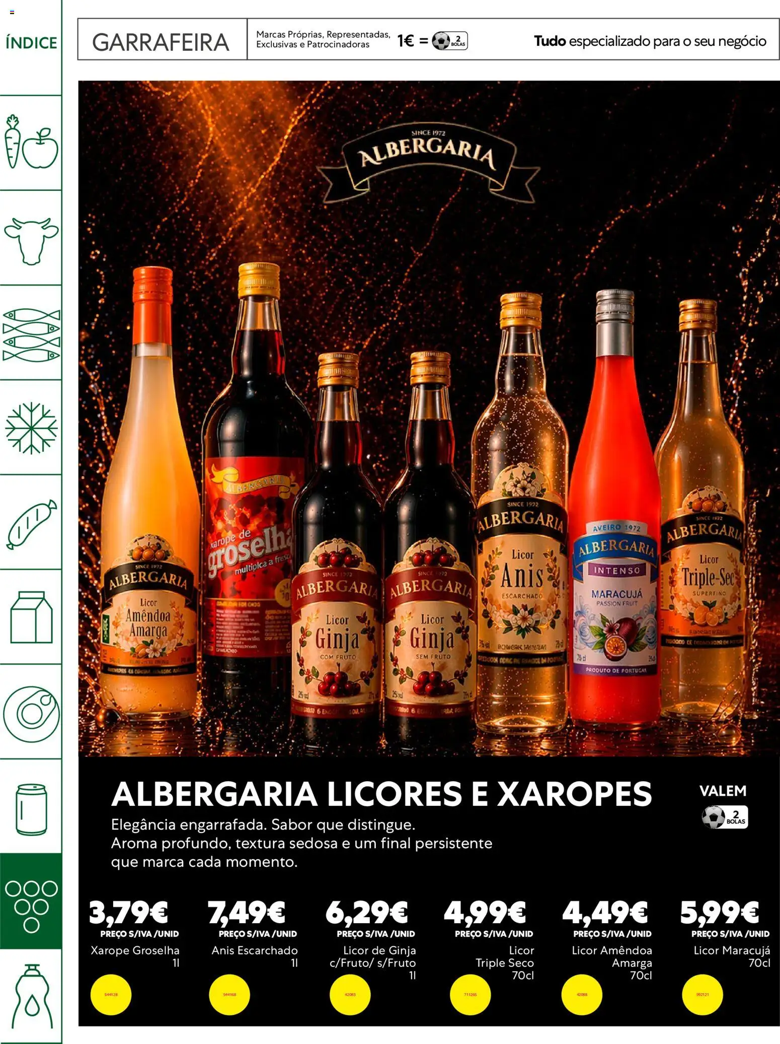 Recheio Horeca │ válido de 28.04.2026 | Página: 36 | Produtos: Licor, Xarope