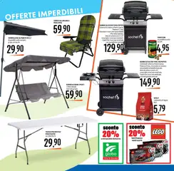 Anteprima del volantino Emisfero volantino valido a partire dal 26.03.2026 | Pagina: 36 | Prodotti: Dondolo, Barbecue, Fornello, Tavolo