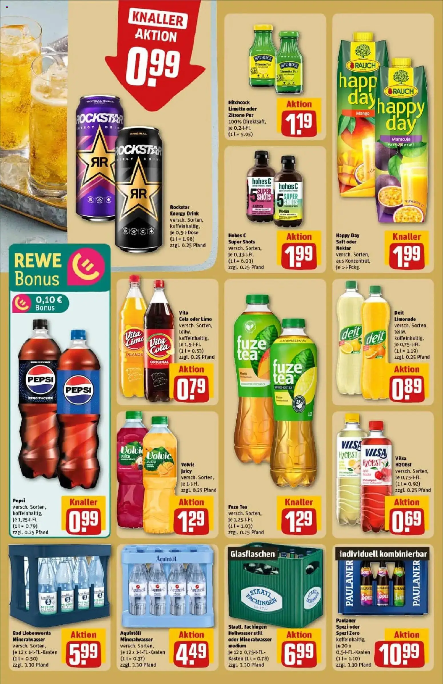 Rewe prospekt Elsterwerda	 – gültig ab 18.01.2026 | Seite: 18 | Produkte: Cola, Energy, Paulaner spezi, Volvic