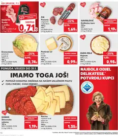 Pastirski sir, tvrdi kravlji 45% m.m. 100 g - Pregled kataloga iz trgovine Kaufland, vrijedi od 07.01.2026 | Stranica: 14