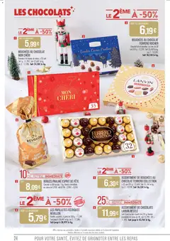 Match Supermarché - Prévisualisation de Match Supermarché - Fêtes par nos pros | Meaux valide à partir de 09.12.2025 | Page: 24 | Produits: Liqueur, Ferrero rocher, Lait, Vin