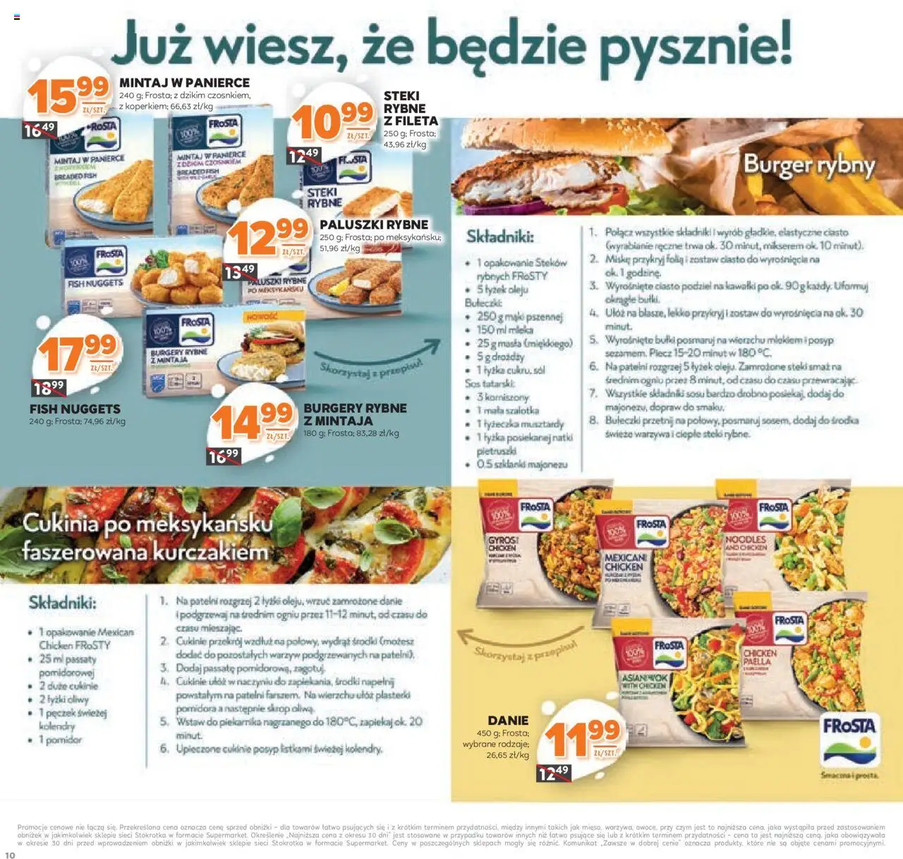 Stokrotka Gazetka - Katalog Kulinarny od 12.06.2025 | Strona: 10 | Produkty: Steki, Cukinia, Szklanki, Szalotka