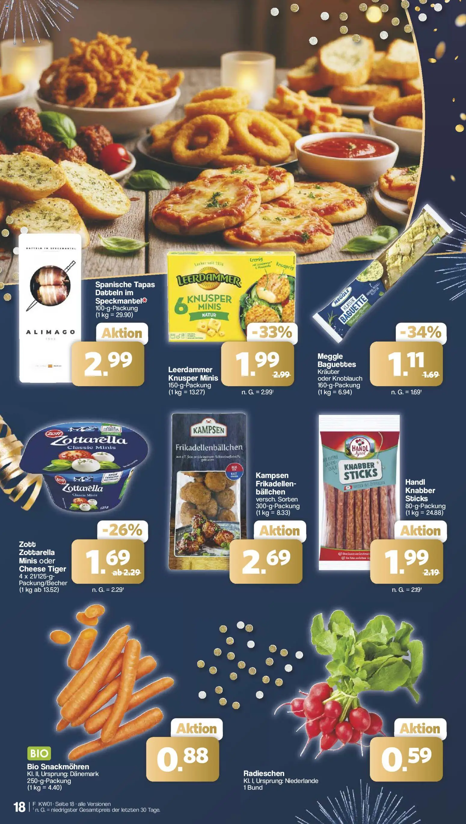 Famila Nordwest Prospekt 	 – gültig ab 29.12.2025 | Seite: 18 | Produkte: Baguette, Leerdammer, Knoblauch