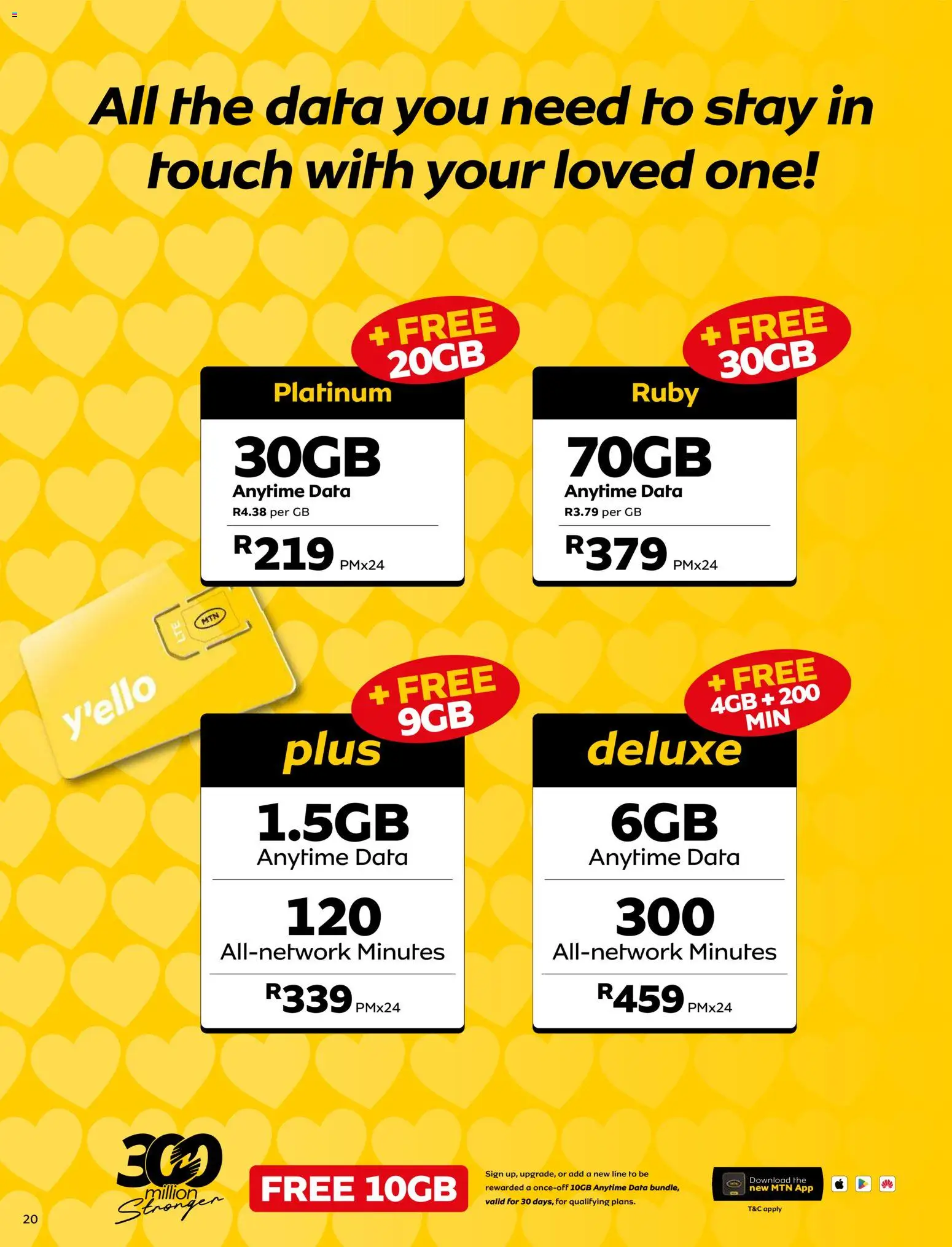 New MTN catalogue – valid from 01.02.2026 | Page: 20 | Products: Data