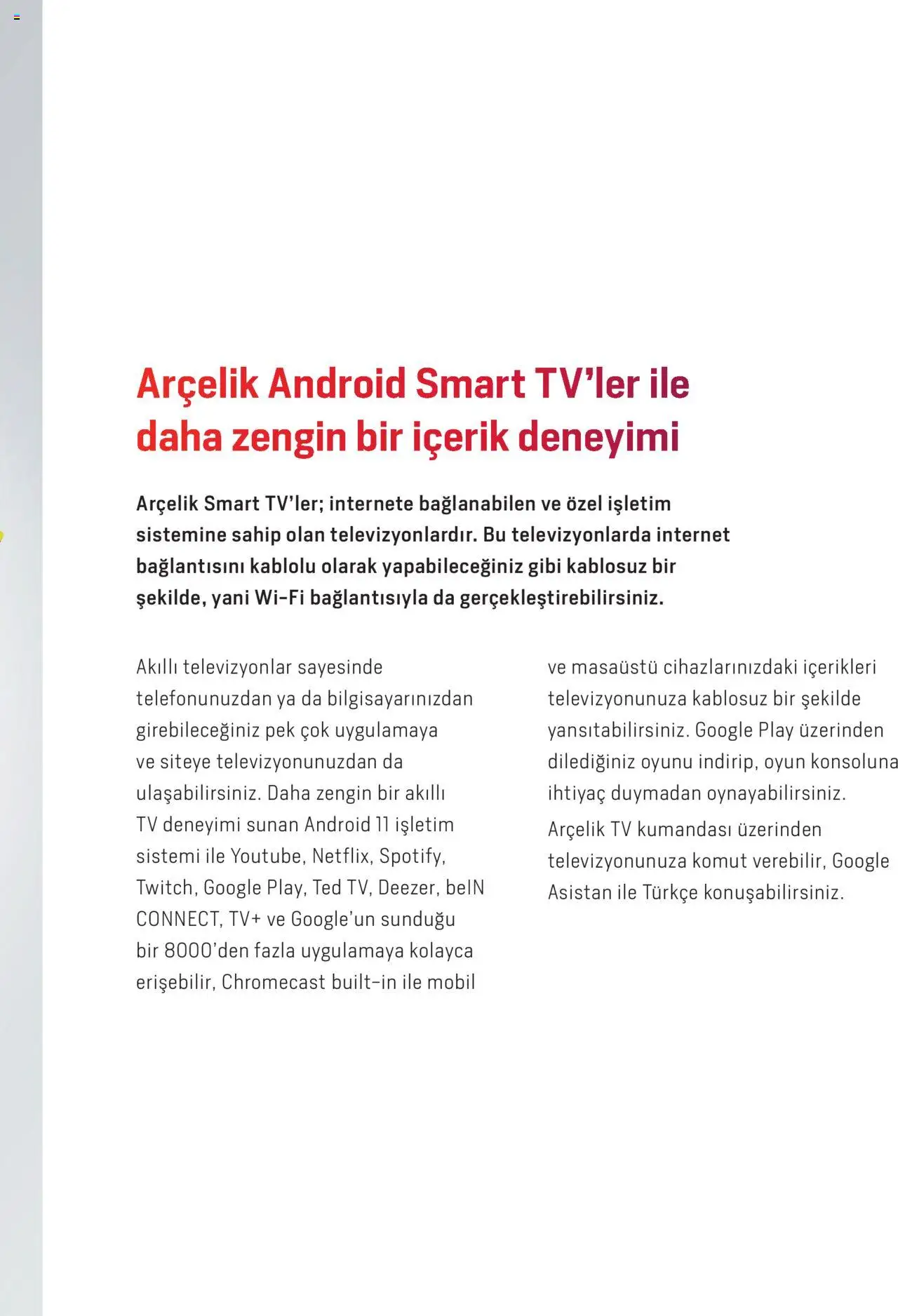 Arçelik Katalog - TV Ürün Gamı - 01.09.2022 tarihinden itibaren geçerlidir | Sayfa: 13