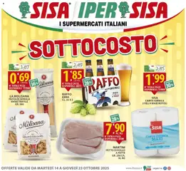 Anteprima del volantino Volantino SISA	 valido a partire dal 14.10.2025