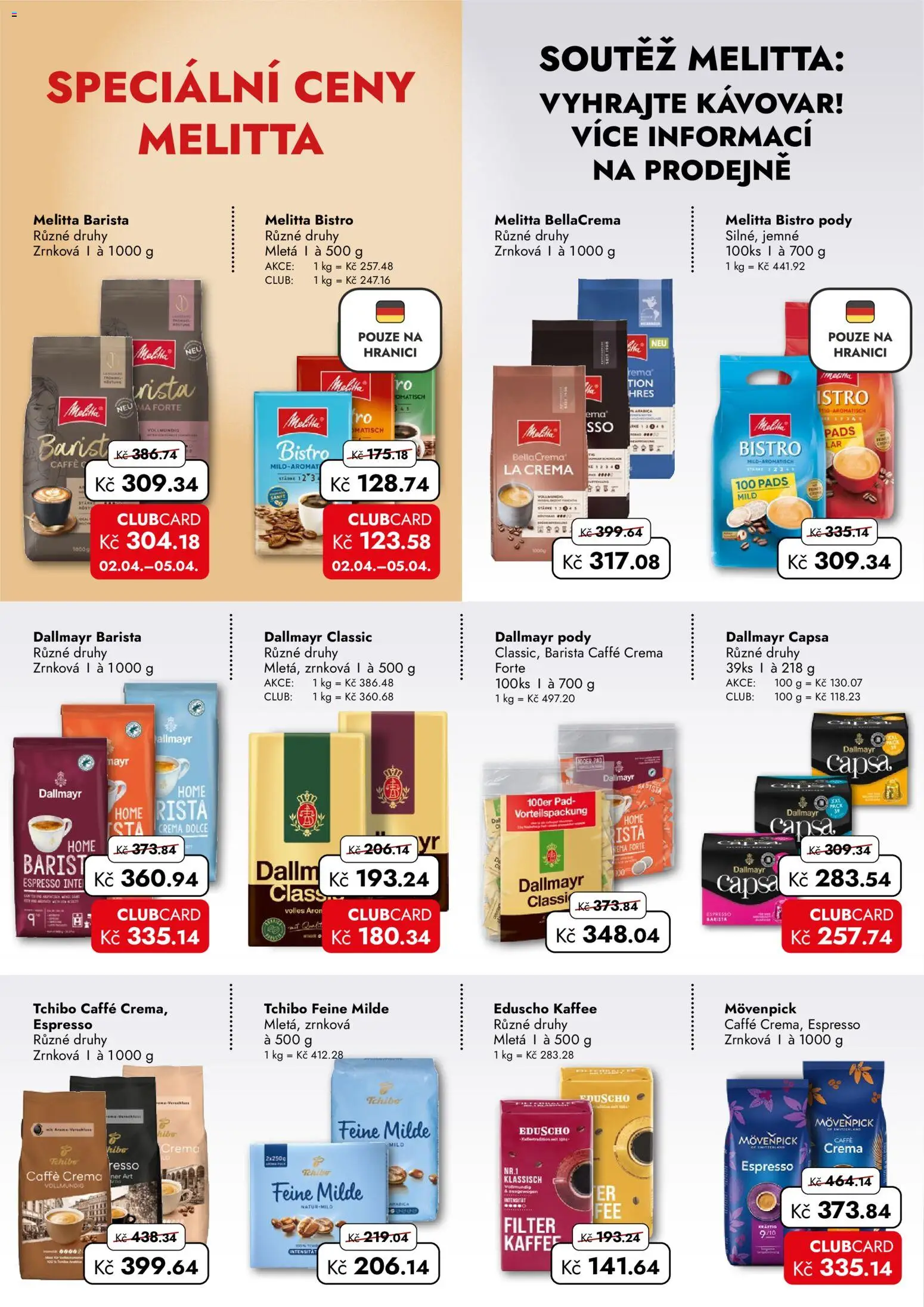 Travel Free leták od 03.04.2026 | Strana: 2 | Produkty: Tchibo, Kávovar, Crema, Caffè crema