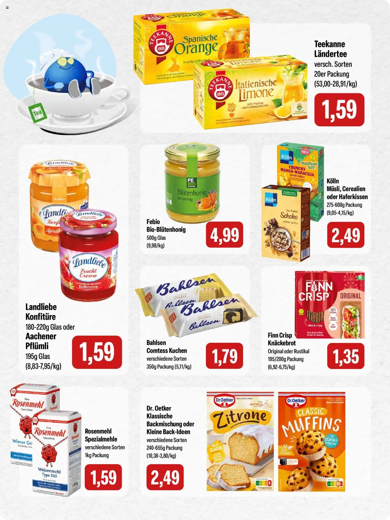 Feneberg Angebote – gültig ab 25.09.2025 | Seite: 11 | Produkte: Creme, Teekanne, Erdbeeren, Zitronen