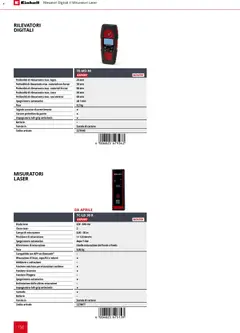 Anteprima del volantino Einhell volantino Elettroutensili  valido a partire dal 17.03.2026 | Pagina: 136 | Prodotti: Scatola, Batterie