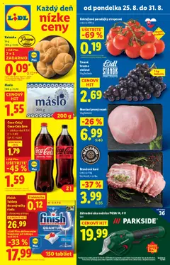 Lidl leták - náhľad platný od 25.08.2025