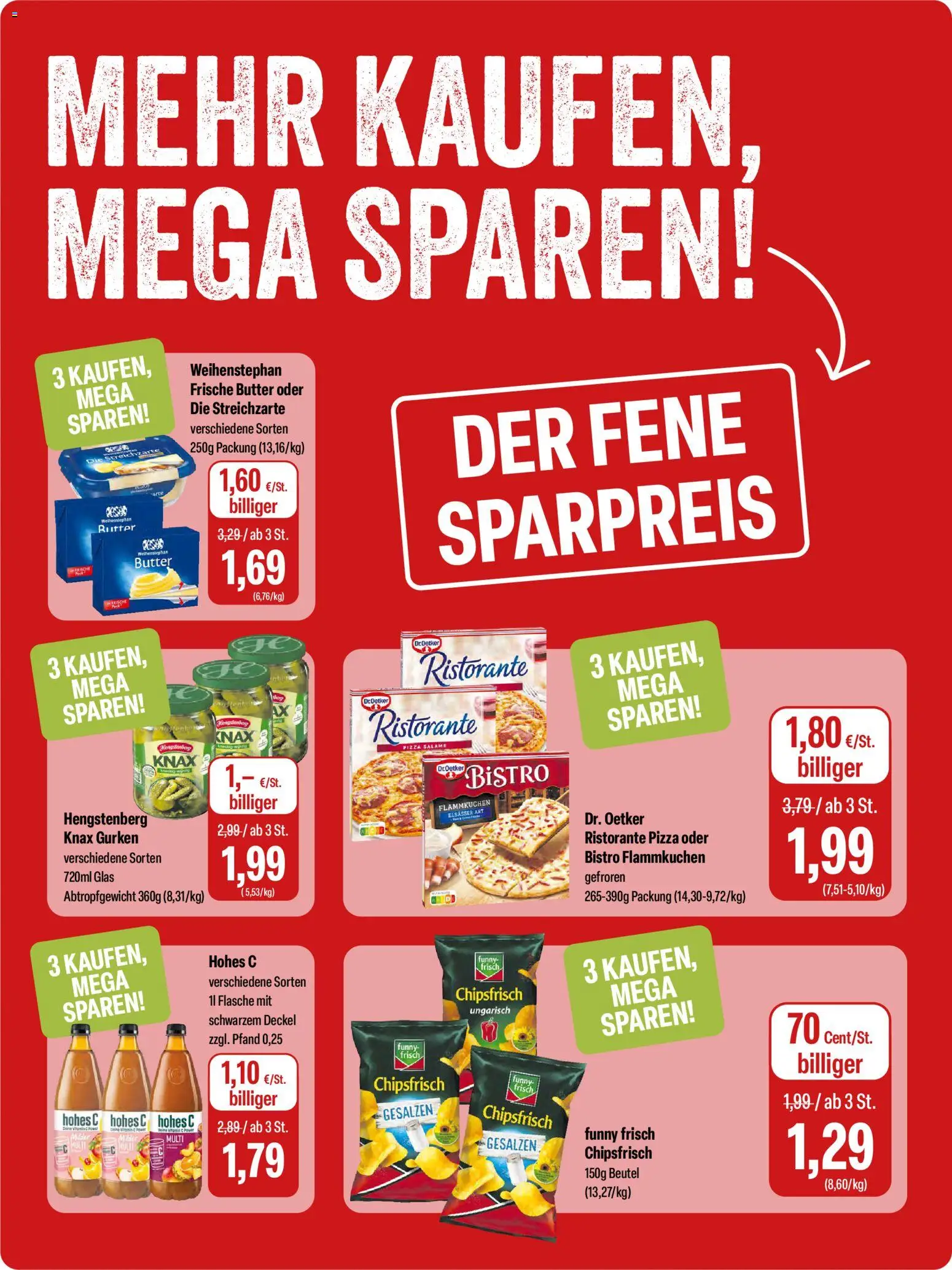 Feneberg Angebote – gültig ab 20.11.2025 | Seite: 10 | Produkte: Ristorante, Butter, Funny frisch, Hohes c