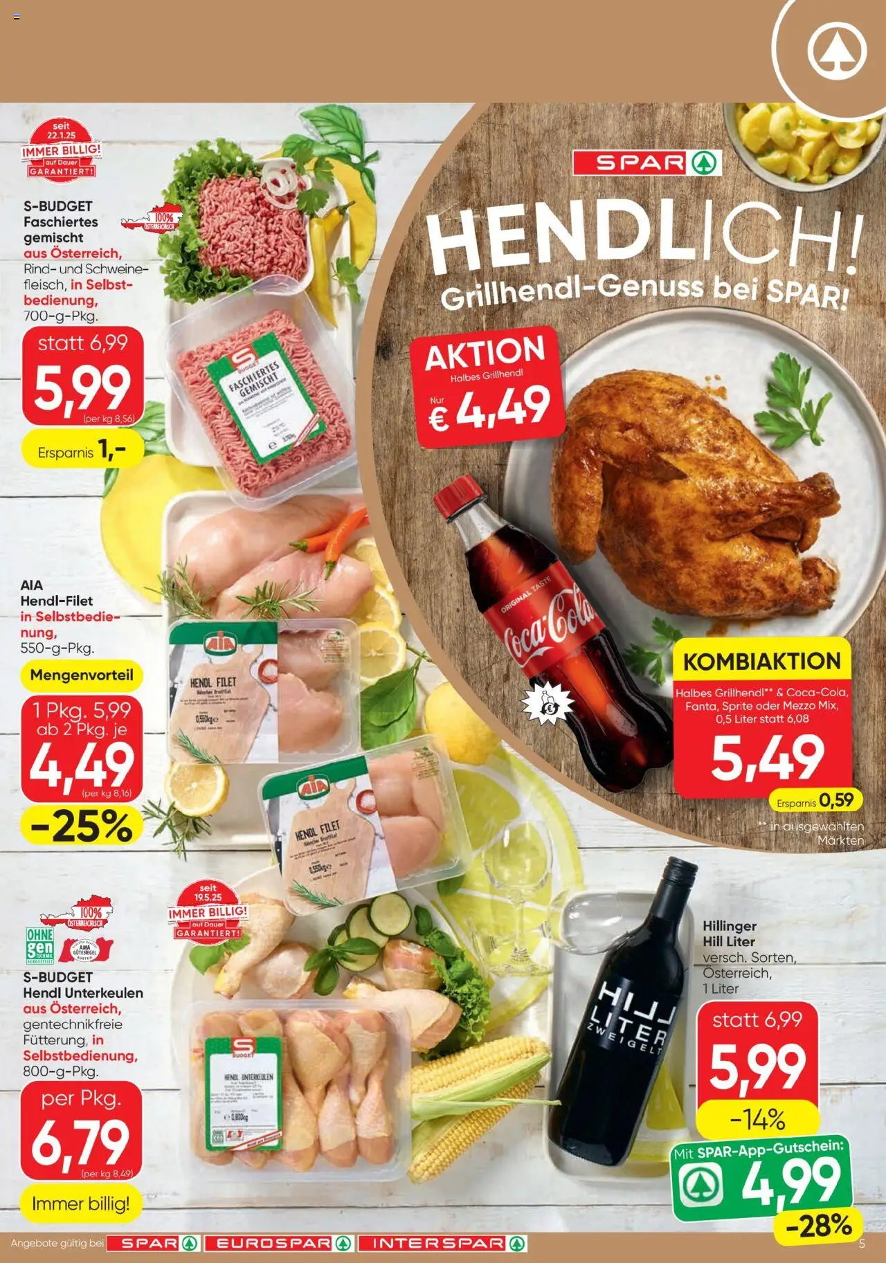 Spar Flugblatt gültig ab 31.07.2025 | Seite: 5