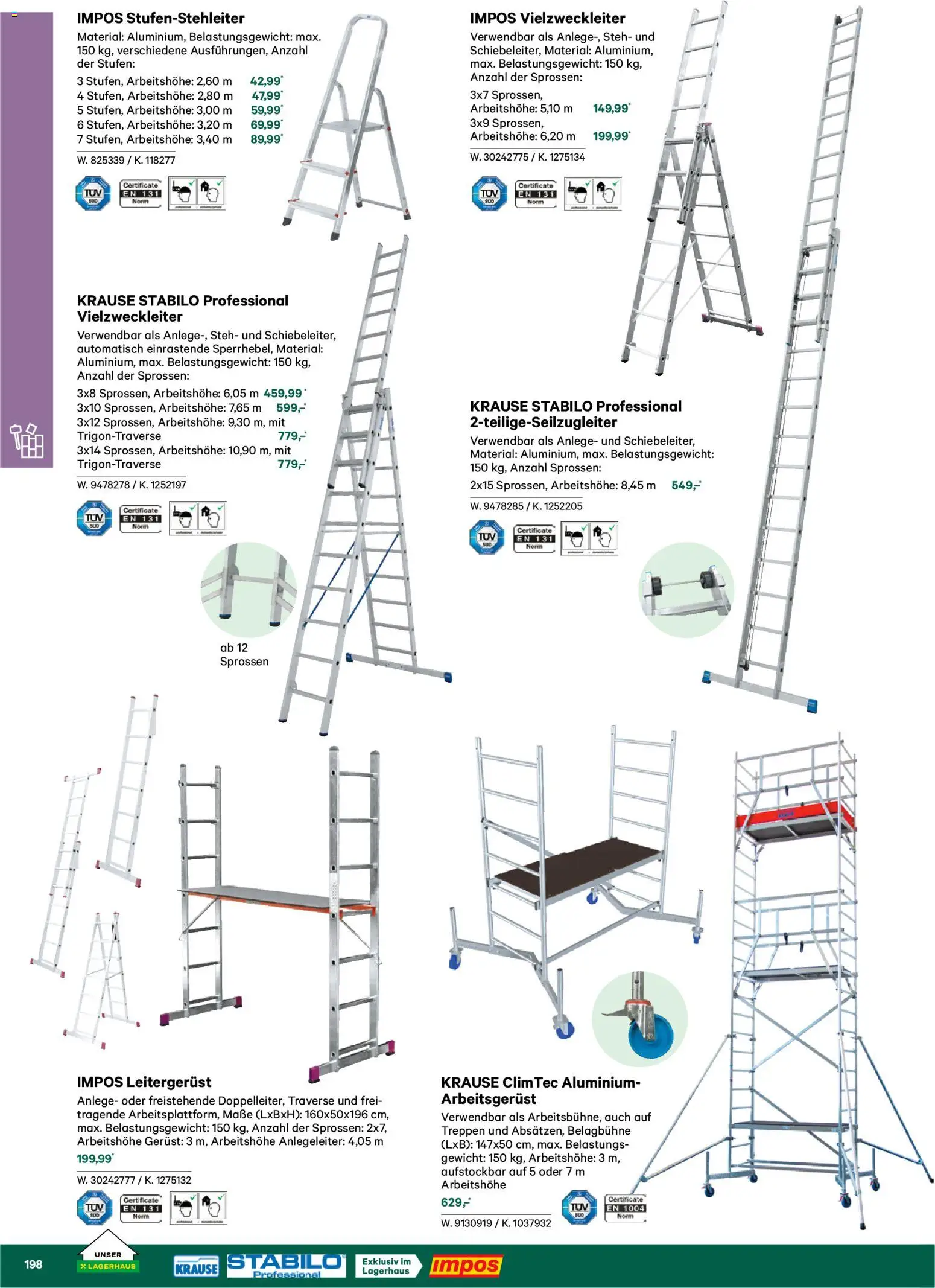 Lagerhaus  Garten und Freizeit Katalog 2026 gültig ab 22.02.2026 | Seite: 198 | Produkte: Gewicht