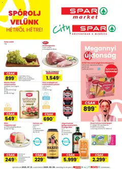 Spar Market Akciós újság - amely érvényes a következő dátumtól: 31.07.2025