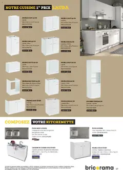 Bricorama - Prévisualisation de Bricorama catalogue Mon Projet Cuisine valide à partir de 18.07.2025 | Page: 27 | Produits: Meuble, Égouttoir, Meuble bas, Four