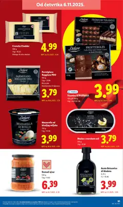 Tiramisu ili Profiteroli, 450 g ili 500 g - Pregled kataloga iz trgovine Lidl, vrijedi od 03.11.2025 | Stranica: 91