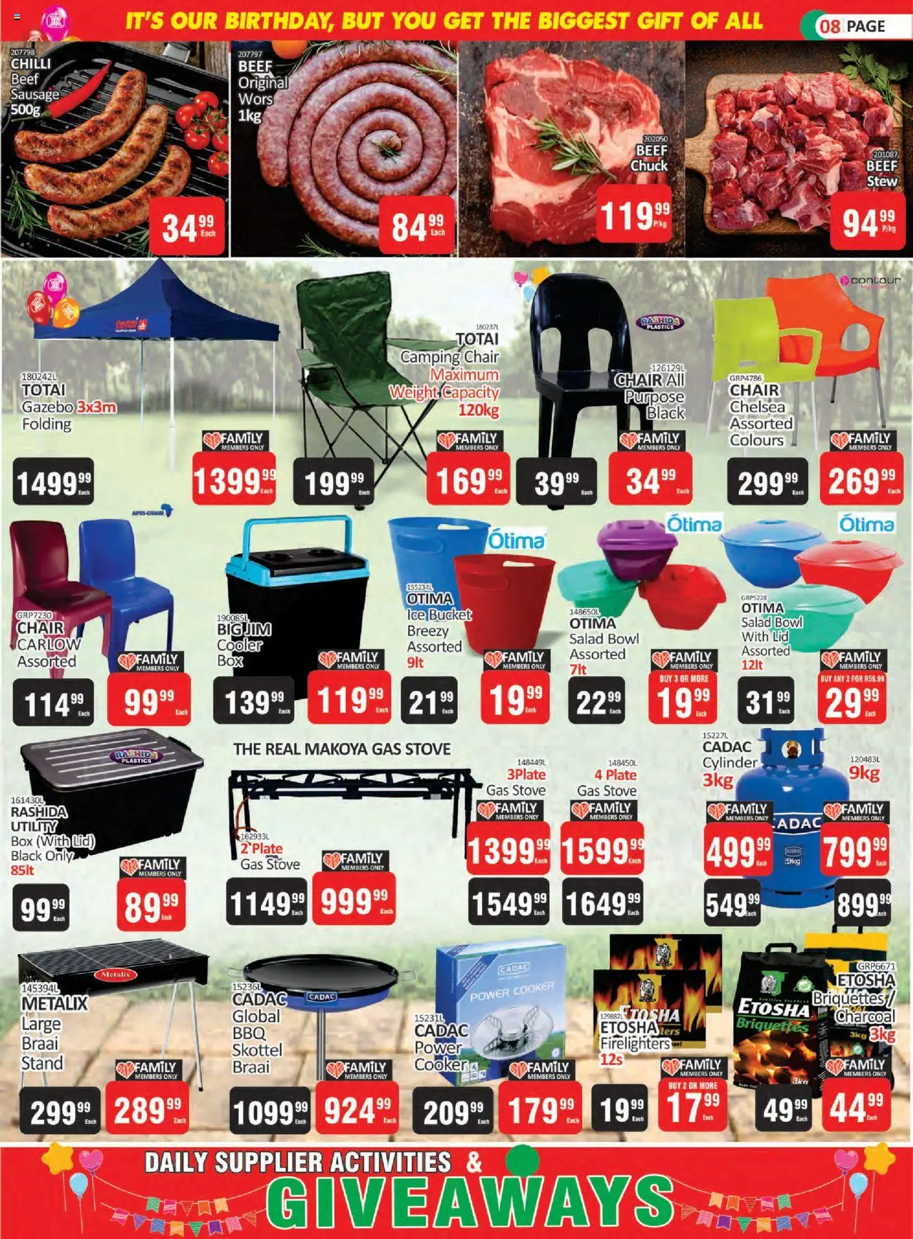 New KIT KAT Cash & Carry catalogue – valid from 25.09.2025 | Page: 8 | Products: Gas stove, Salad, Sausage, Chilli