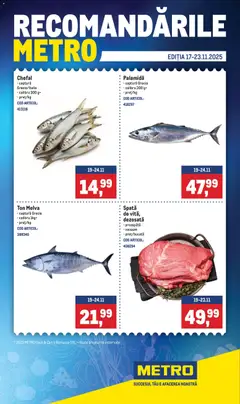 Ofertele Metro valabile de la 17.11.2025