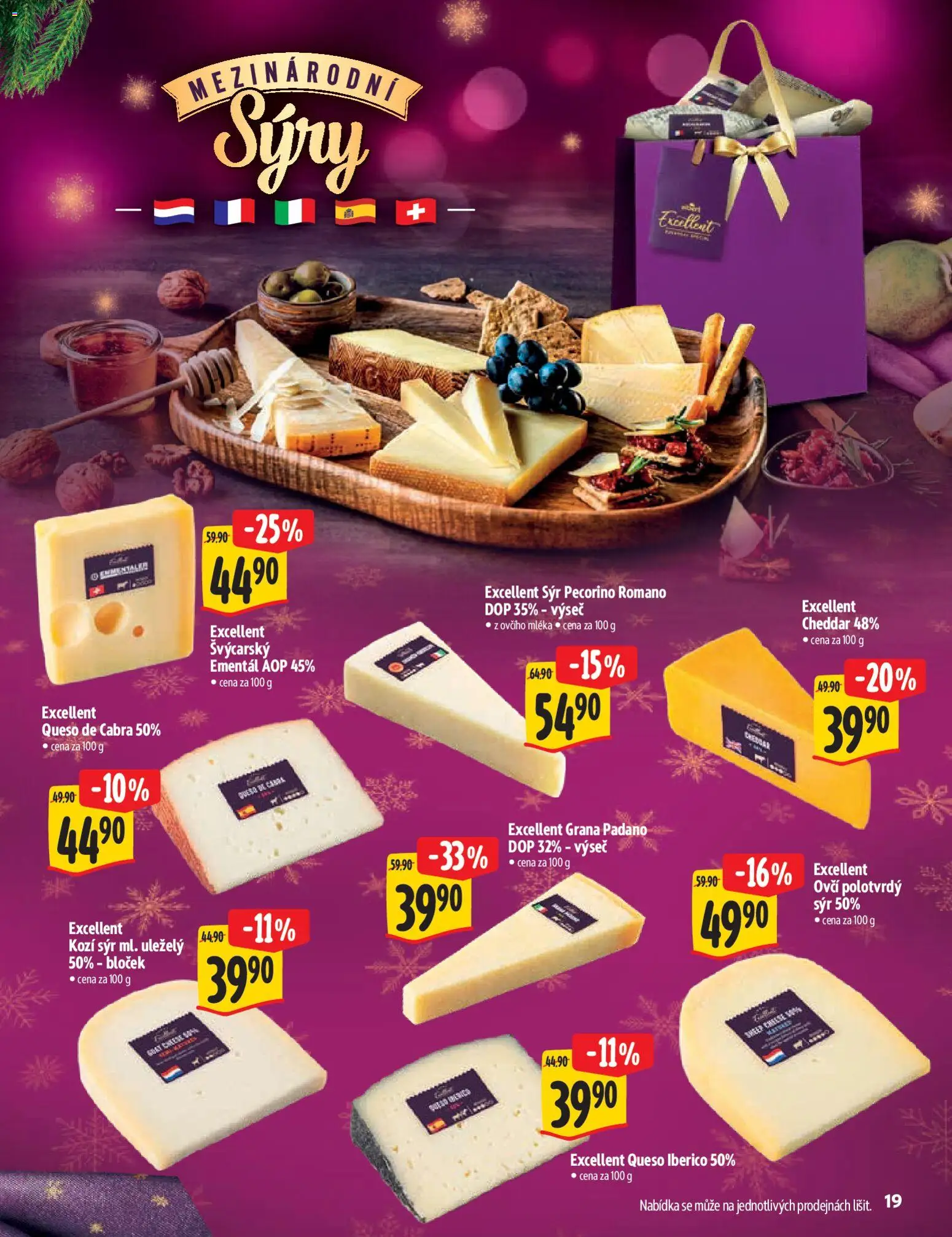 Albert katalog - Supermarket - Delikatesy od 03.12.2025 | Strana: 19 | Produkty: Sýr, Pecorino, Pecorino Romano, Grana Padano