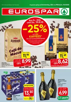 Vorschau von dem Prospekt - Eurospar Flugblatt - Niederösterreich gültig ab 28.08.2025