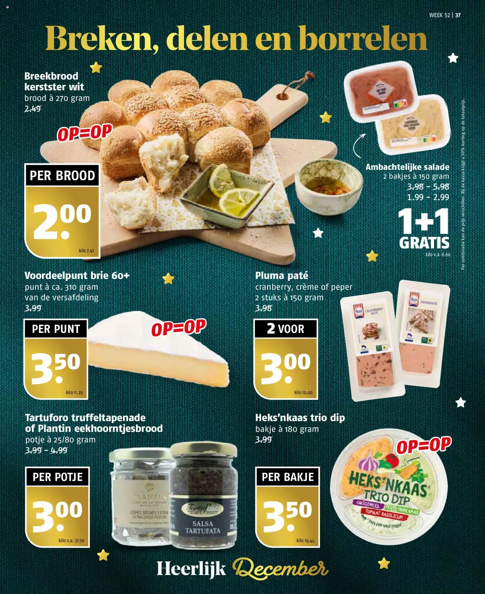 {H1} | Pagina: 37 | Producten: Wit brood, Kaas, Brood, Brie