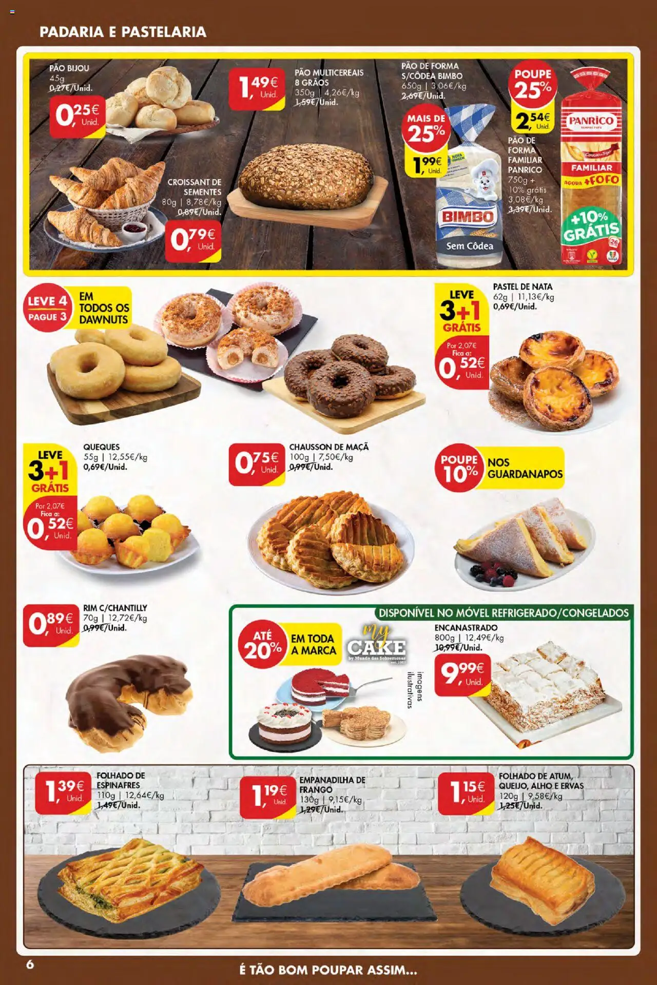 Pingo Doce Poupe Esta Semana Açores │ válido de 24.07.2025 | Página: 6 | Produtos: Pão de forma, Espinafres, Pão, Maça