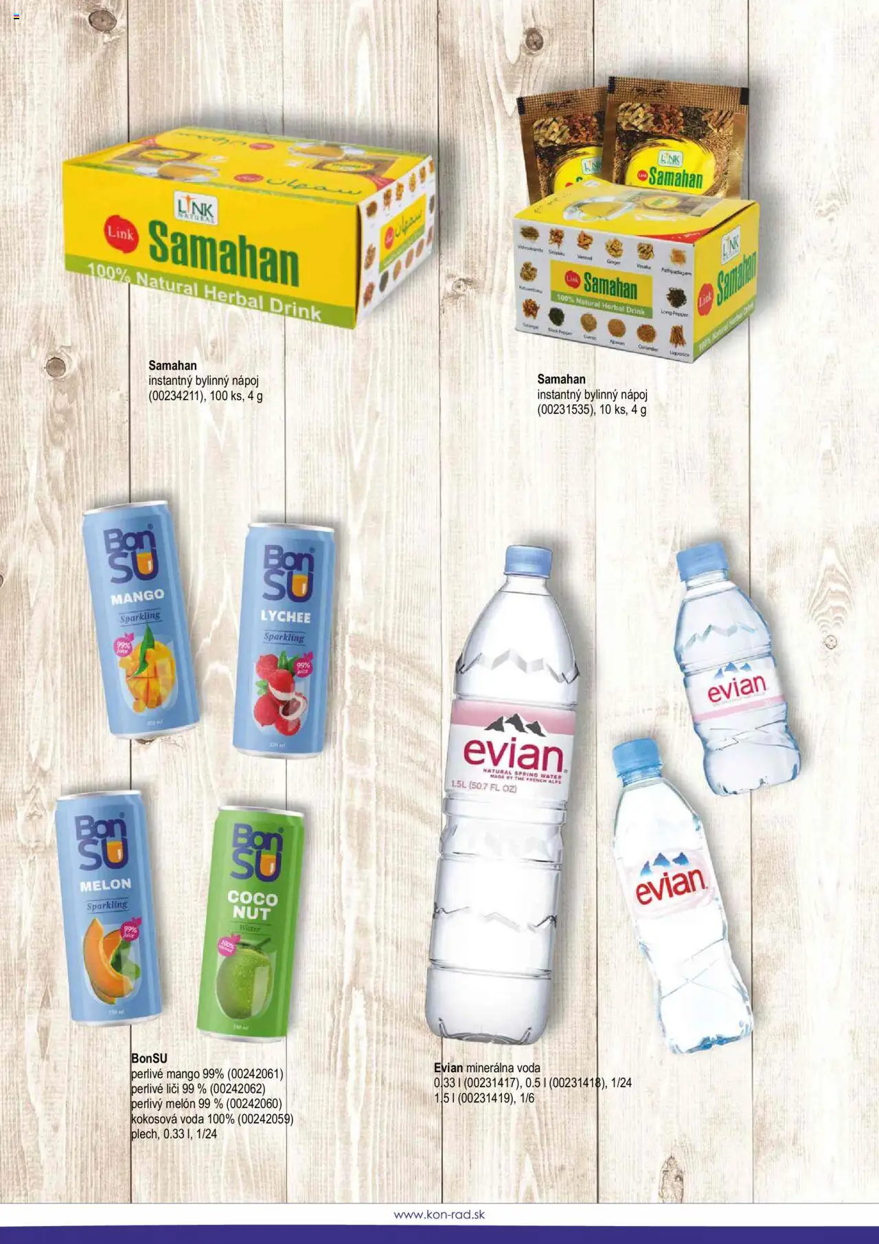 Nové KON - RAD akcie – leták je platný od 01.05.2025 | Strana: 41 | Produkty: Voda, Minerálna voda, Mango, Melón