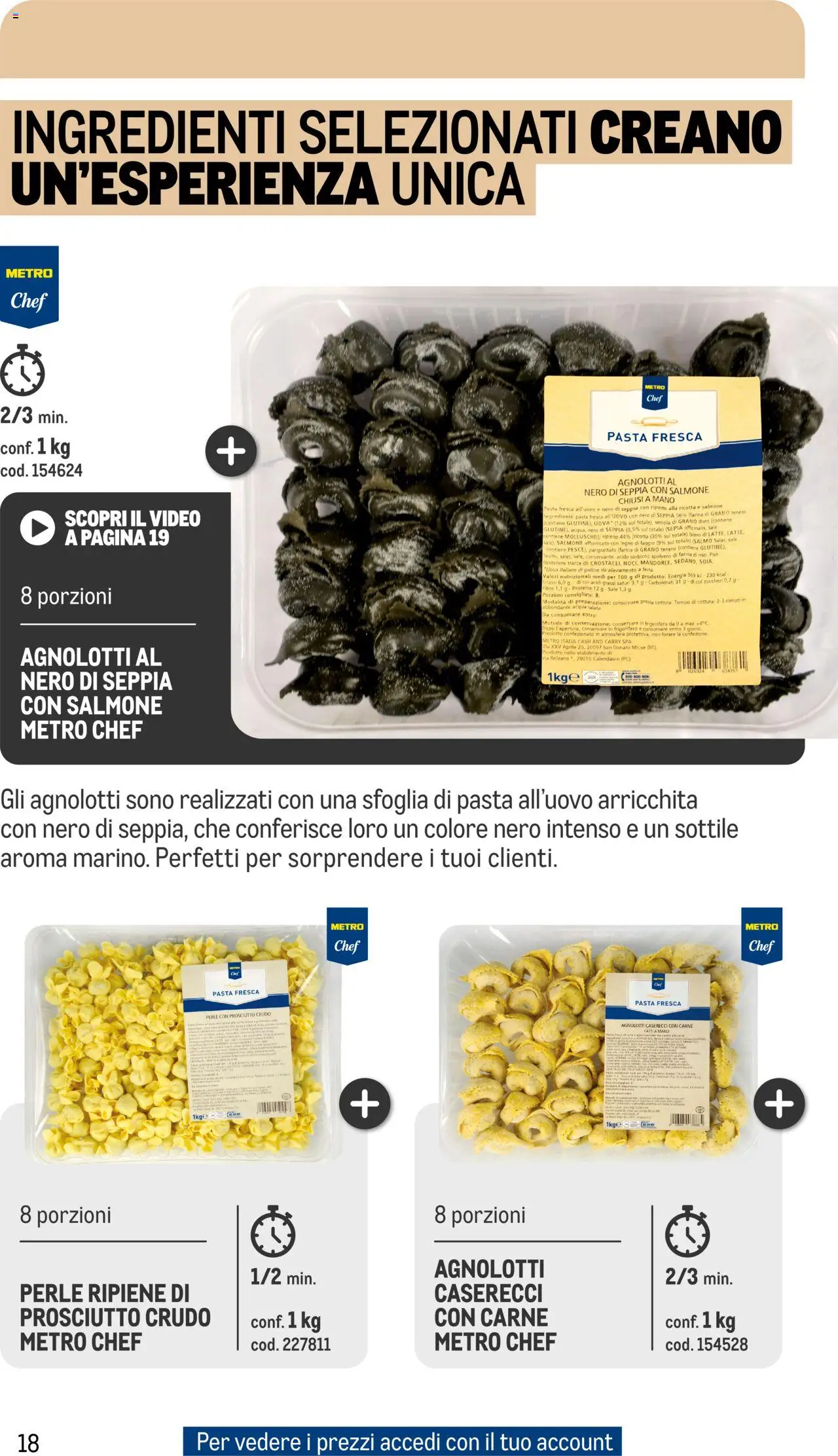 Volantino Metro del 01.10.2024 | Pagina: 18 | Prodotti: Salmone affumicato, Acqua, Farina, Ricotta