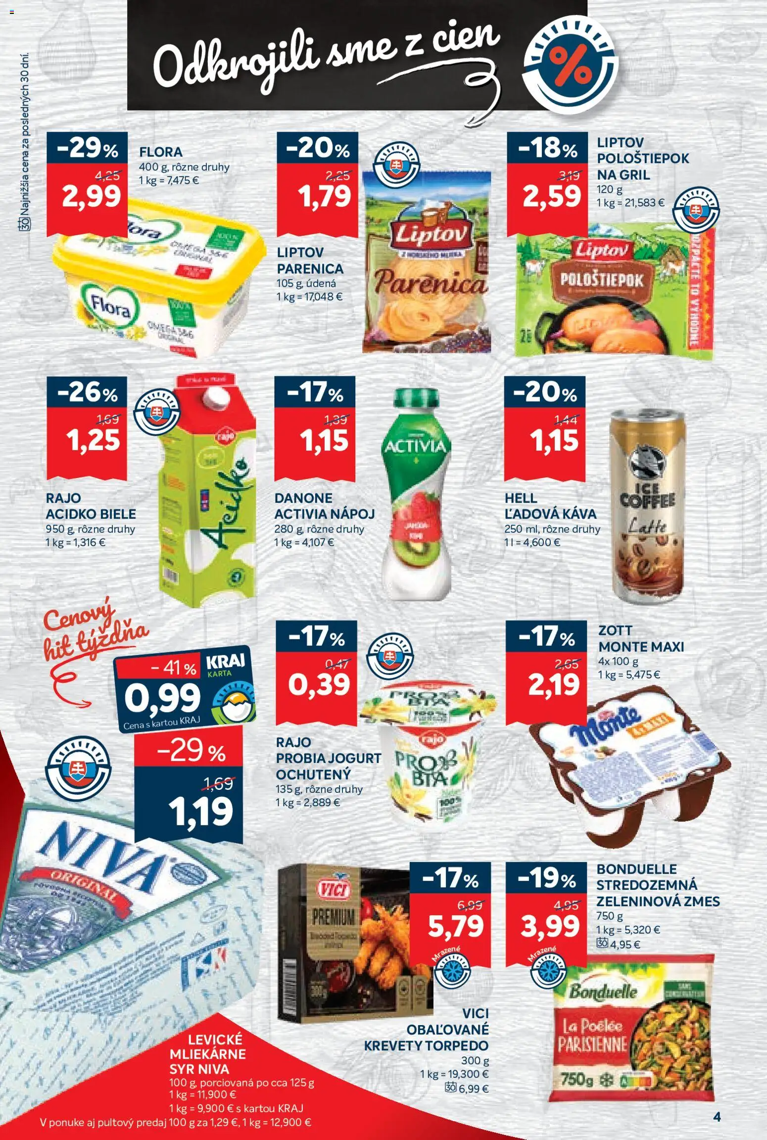 Nové Kraj akcie – leták je platný od 09.04.2026 | Strana: 6 | Produkty: Gril, Káva, Acidko