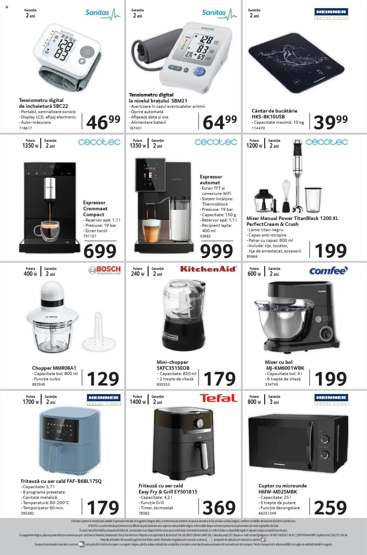 Catalog Selgros - Sibiu – valabil de la 22.08.2025 | Pagină: 24 | Produse: Tensiometru, Grill, Bucătărie, Apă
