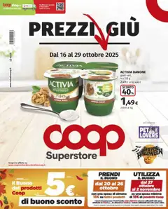 Anteprima del volantino COOP Superstore - Milano catalogo valido a partire dal 16.10.2025