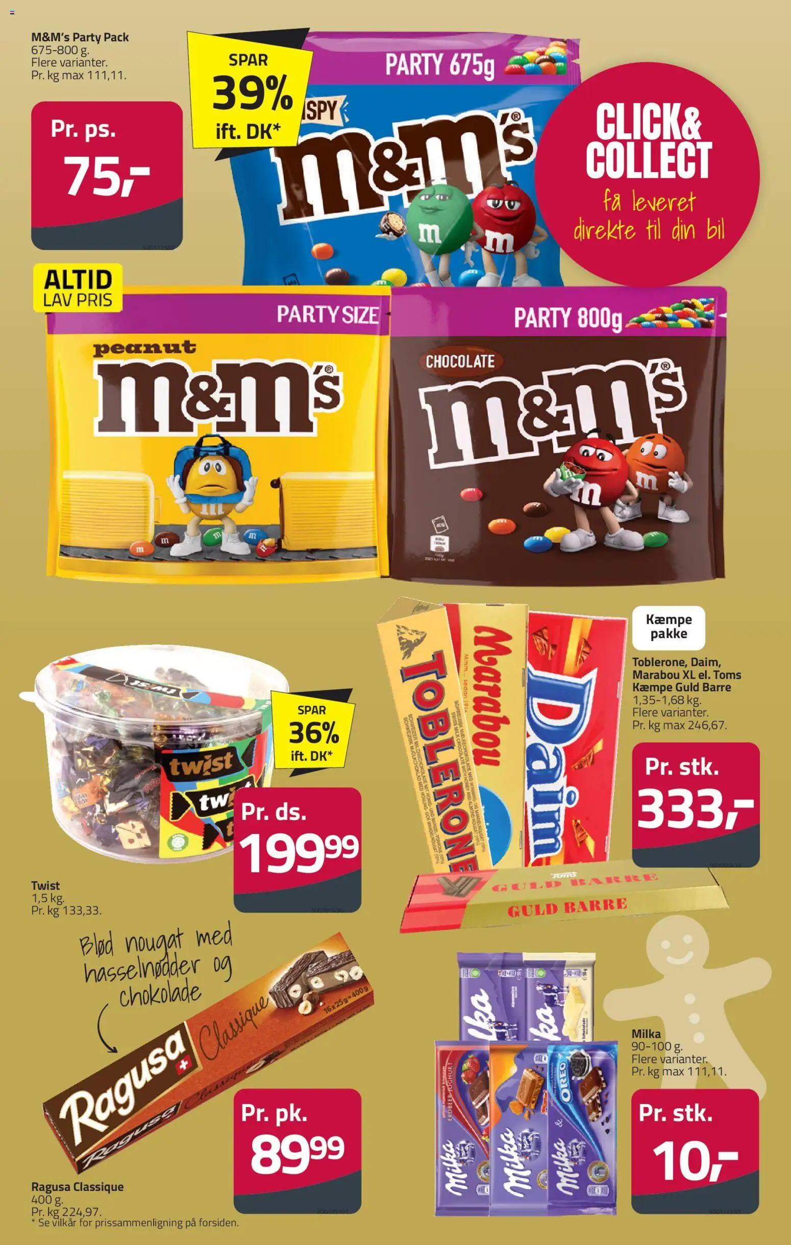 Fleggaard tilbudsavis – gyldig fra 05.11.2025 | Side: 10 | Produkter: Chokolade, Hasselnødder, Nougat, Oreo