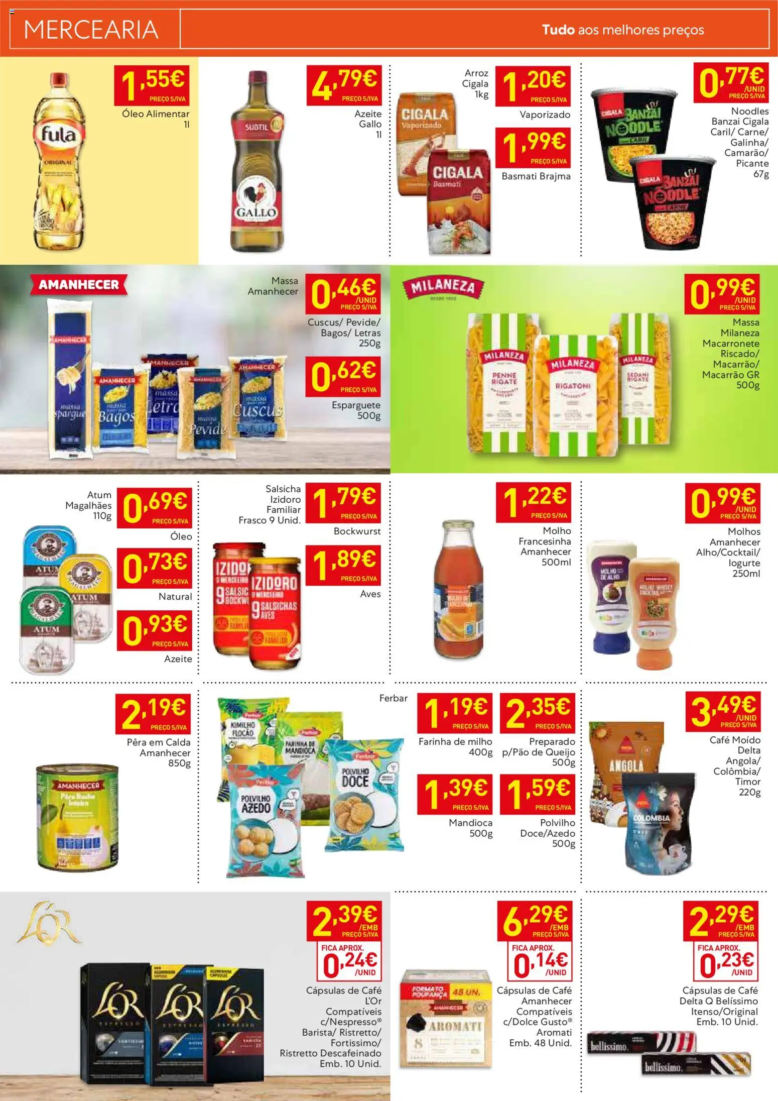 Recheio folheto Madeira │ válido de 20.01.2026 | Página: 10 | Produtos: Salsicha, Arroz, Macarrão, Massa