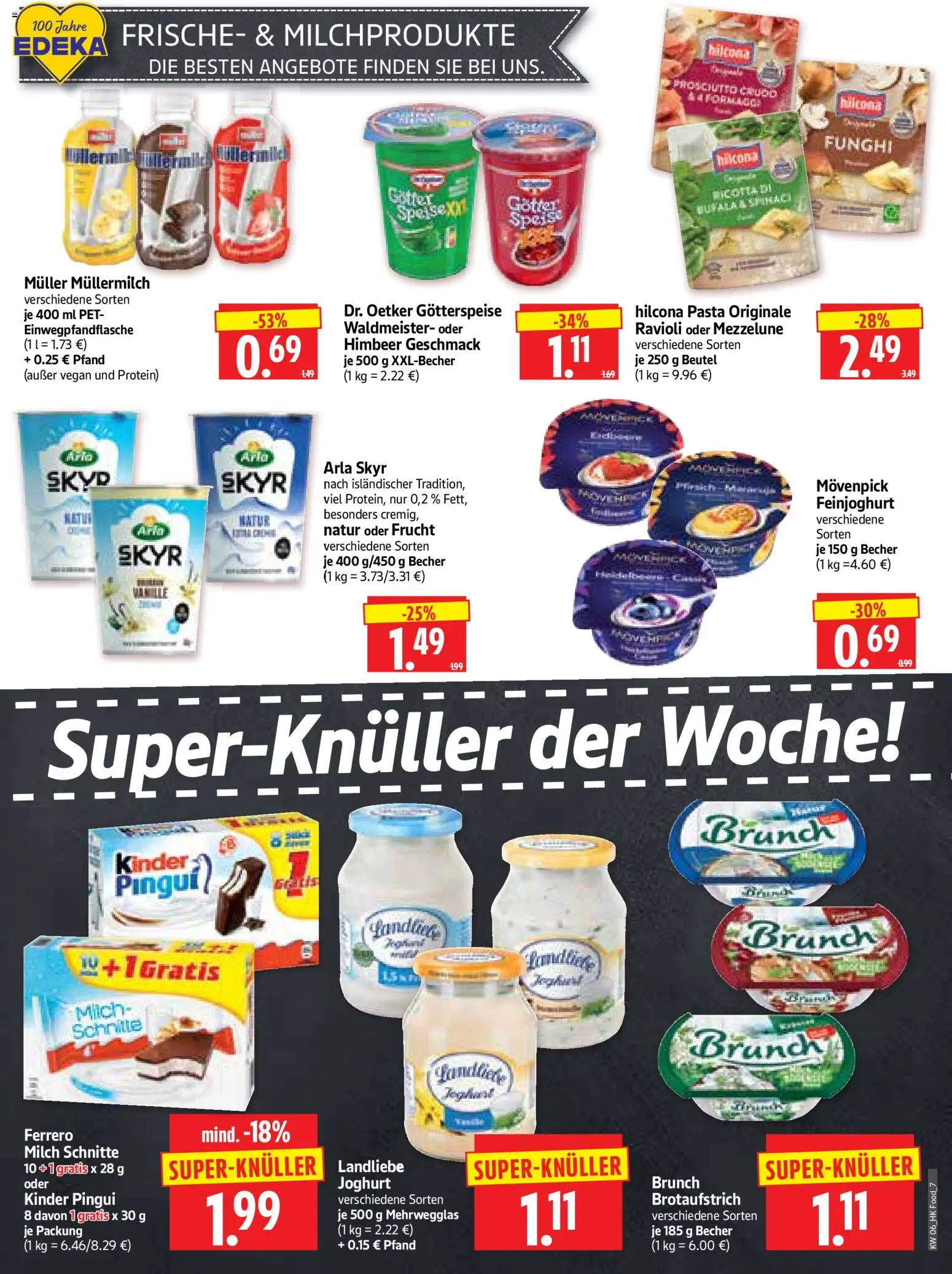 HERKULES Prospekt 	 – gültig ab 02.02.2026 | Seite: 7 | Produkte: Joghurt, Skyr, Arla skyr, Müllermilch
