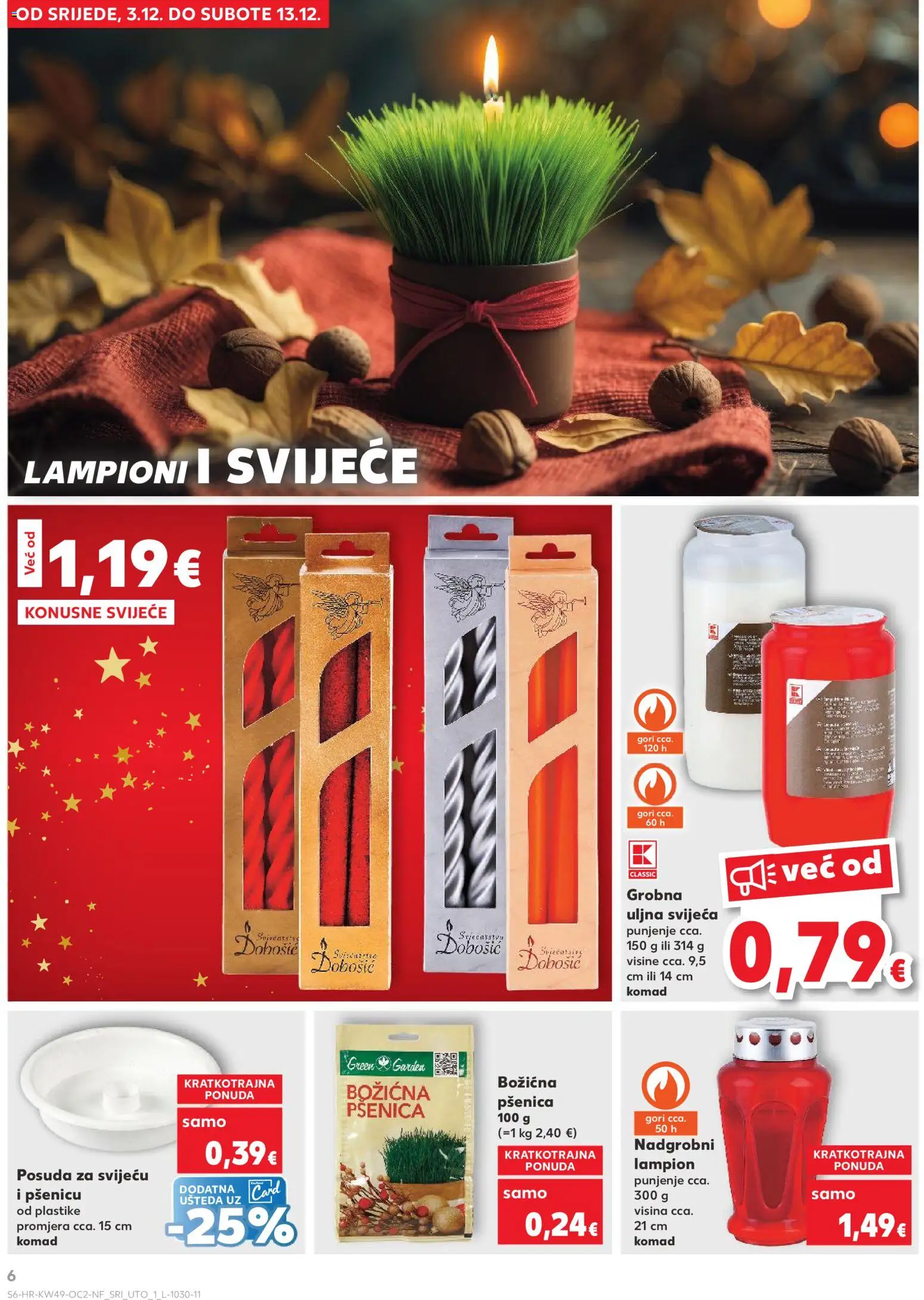 Kaufland katalog | vrijedi od 03.12.2025 | Stranica: 6 | Proizvodi: Lampion