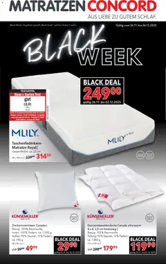 Matratzen Concord - Black Friday ab 26.11.2025 gültig