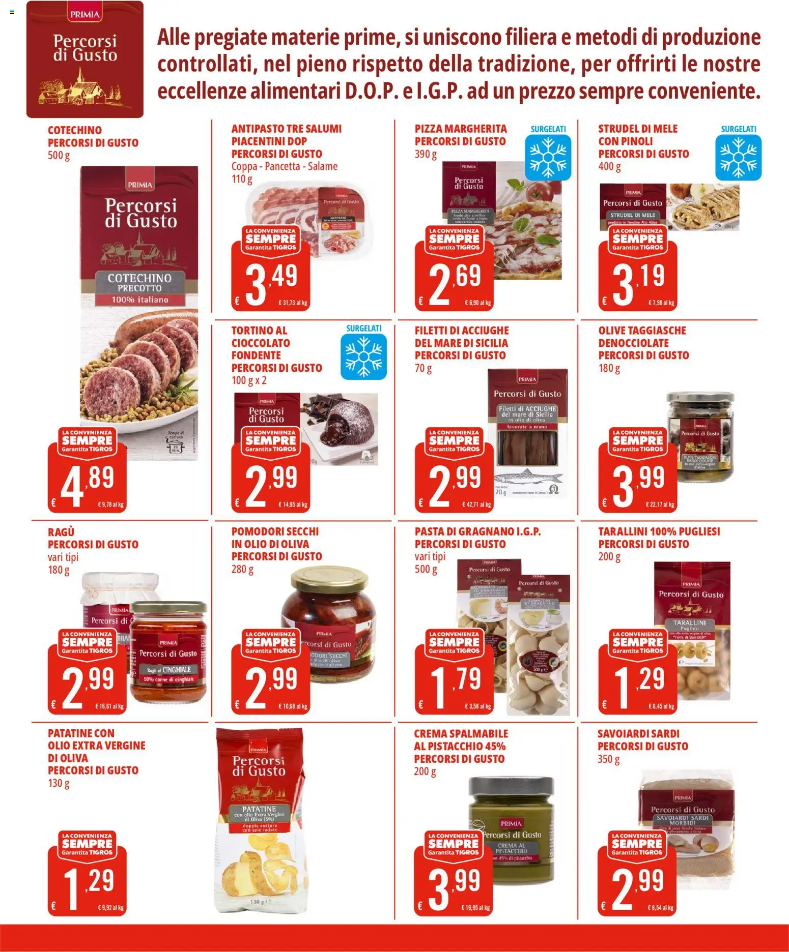 Volantino Tigros del 10.12.2025 | Pagina: 33 | Prodotti: Cioccolato, Salame, Patatine, Olio