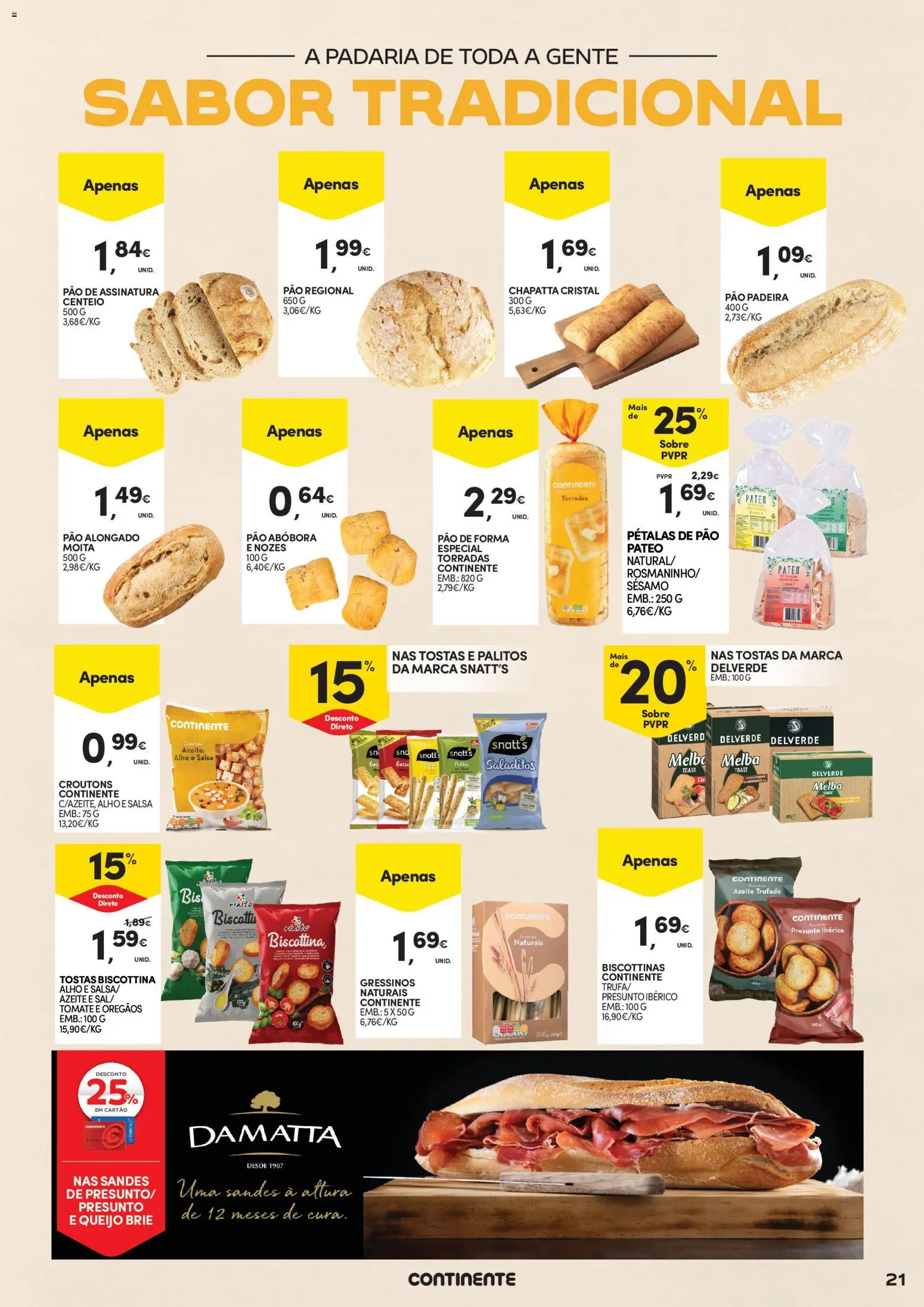 Continente - Açores Queijos, Enchidos e Vinhos │ válido de 03.02.2026 | Página: 21 | Produtos: Orégãos, Tostas, Presunto, Nozes