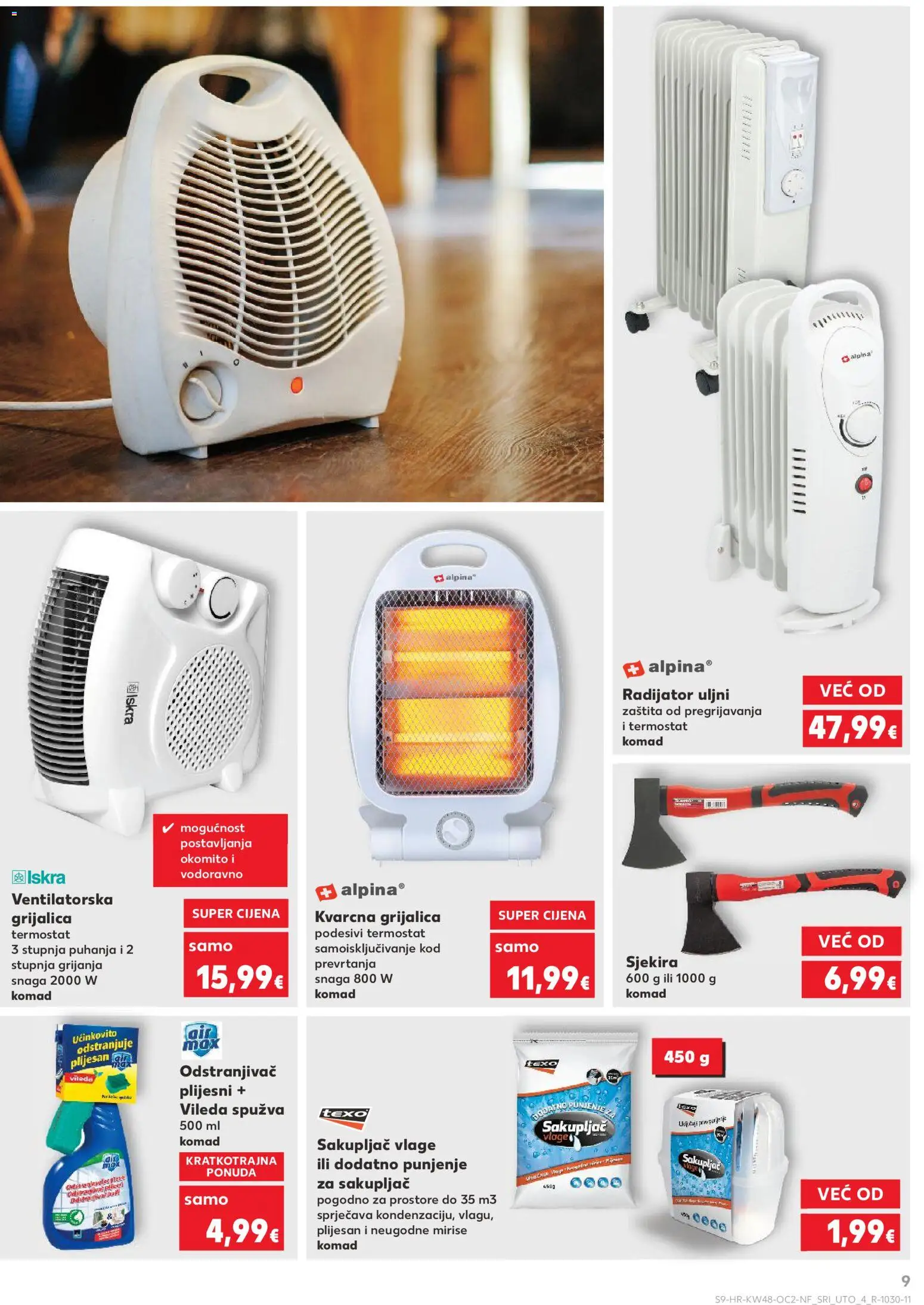 Kaufland katalog | vrijedi od 26.11.2025 | Stranica: 9 | Proizvodi: Spužva, Gin, Termostat, Axe