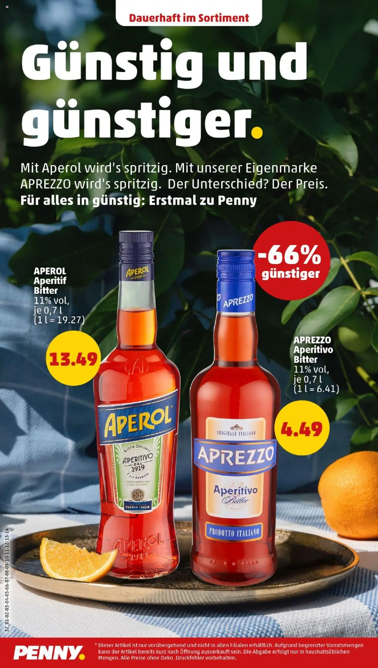Penny - Mecklenburg-Vorpommern - gültig ab dem 11.08.2025 | Seite: 12 | Produkte: Aperol