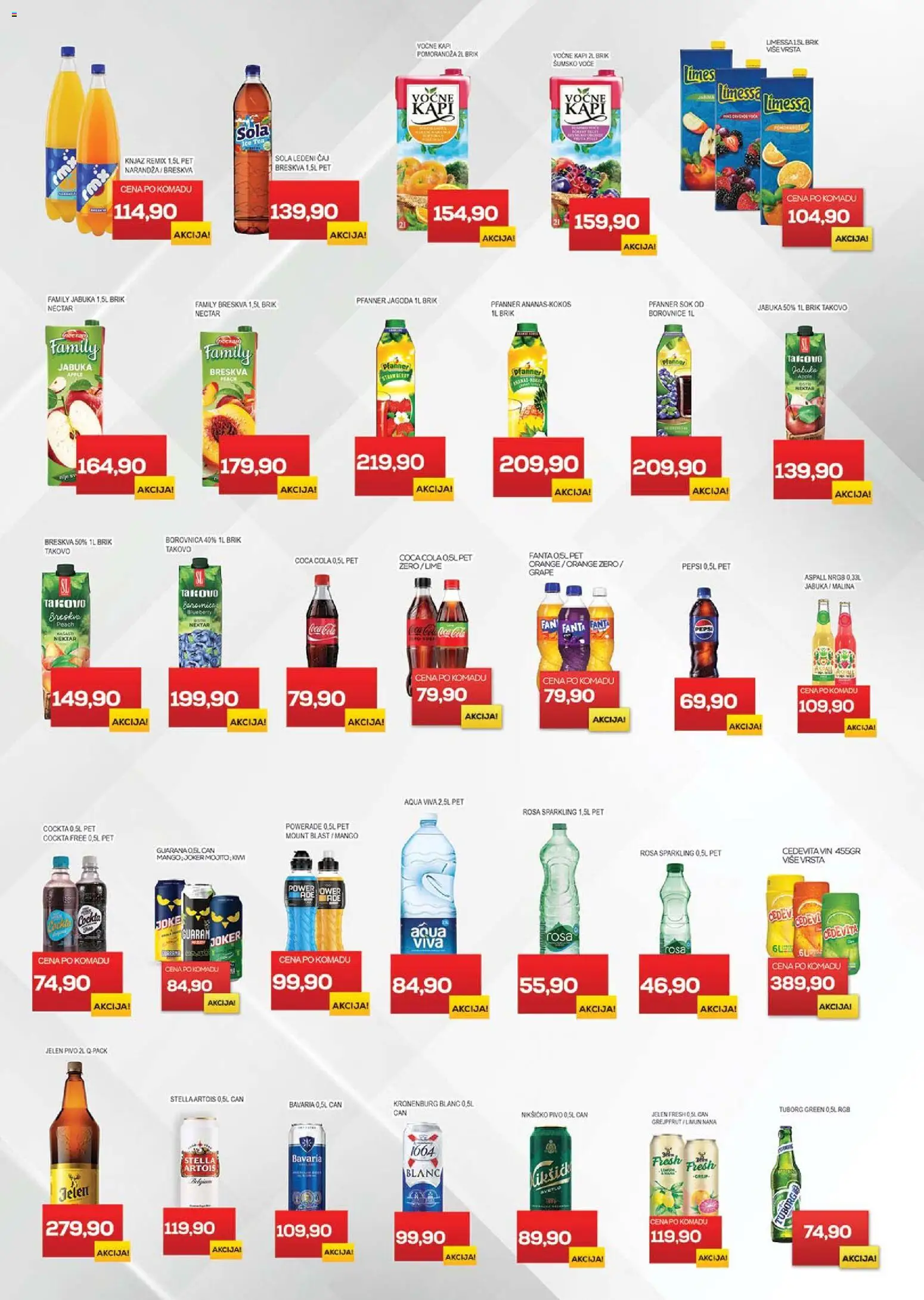 Medius katalog - važi od 13.01.2026 | Strana: 14 | Proizvode: Mango, Nektar, Guarana, Pivo
