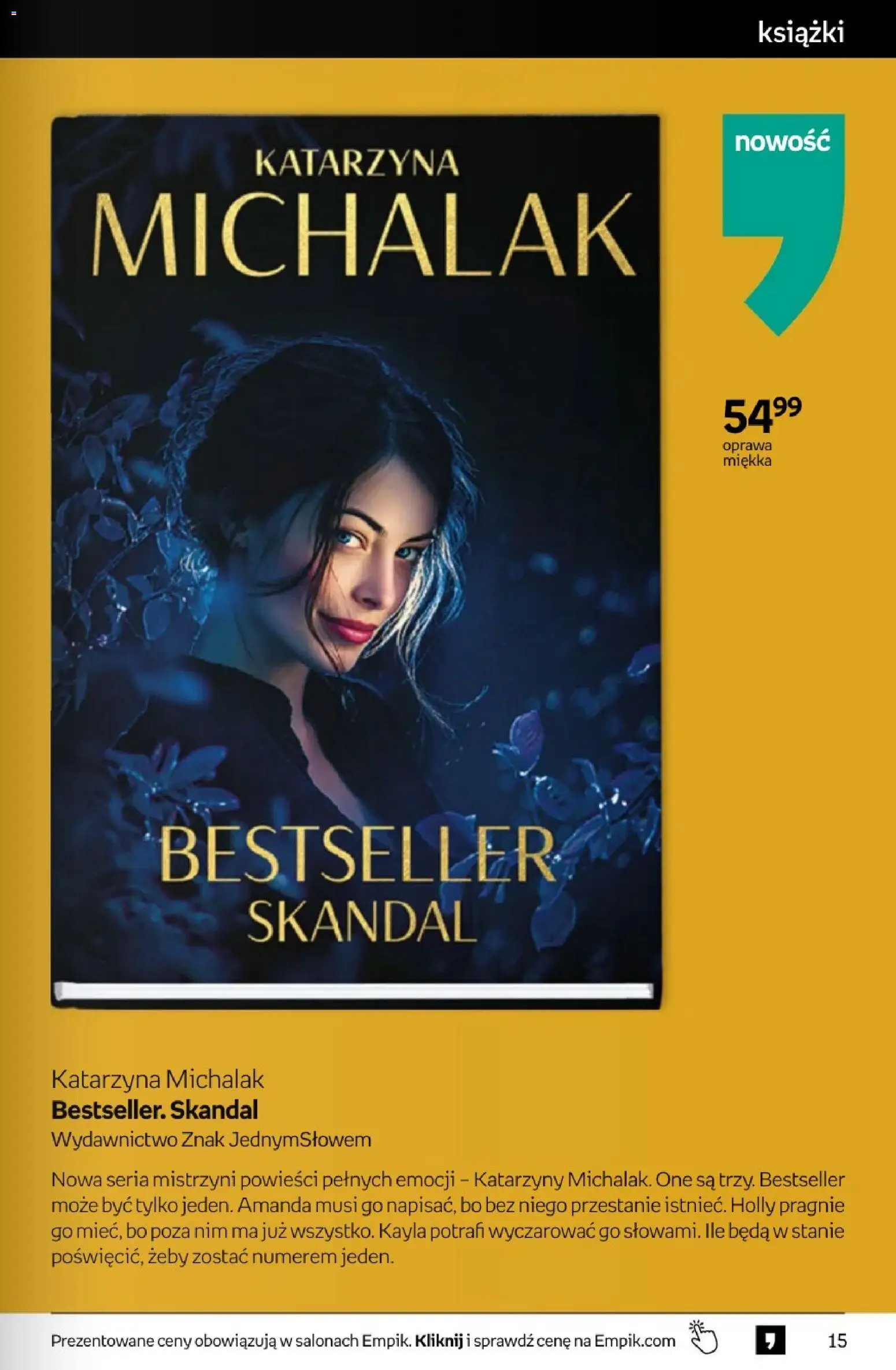 Empik promocje - Tom kultury Książki od 11.03.2026 | Strona: 15 | Produkty: Książki